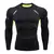 Imagem do Camiseta esportiva justa masculina, alta estiramento, secagem rápida, estampada