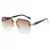 Nova moda óculos de sol legal masculino vintage marca design metal quadrado na internet