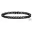 Vnox-Cubano Pulseiras Cadeia para Homens, Aço Inoxidável Preto, Miami Curb Lin