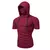 Camiseta manga curta hoodies com máscara casual de treino - loja online
