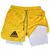 Short masculino fitness treinamento 2 em 1 na internet