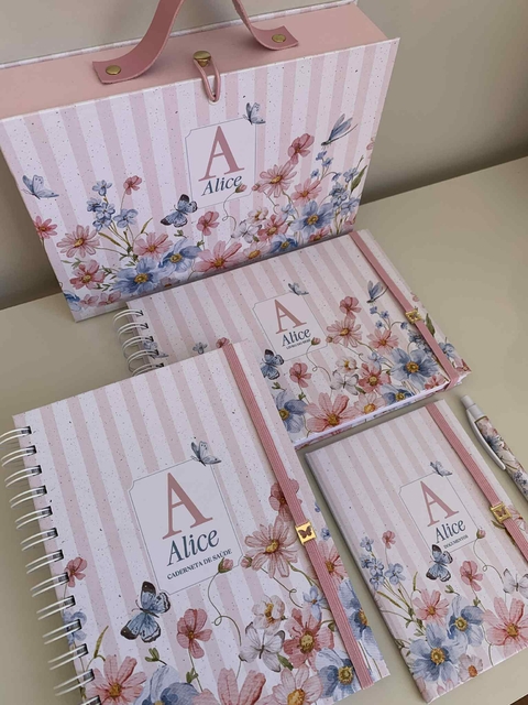 Kit Maternidade - Coleção Maternidade com Amor - Floral com Borboletas 05 - comprar online