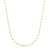 Corrente Masculina Letra - Banhada a Ouro 18k