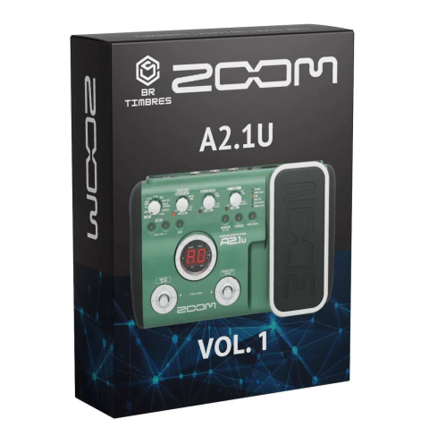 Timbres, Efeitos e Patches para Pedaleira ZOOM - A2.1U Vol. 1 - comprar online