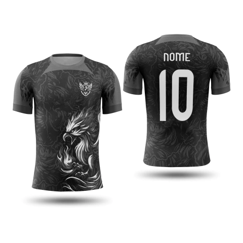 Camisa Interclasse Personalizada- Fenix Cinza - Dry Fit - Personalizavel