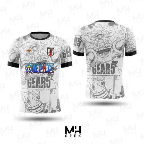 Camisa Japão - Ed Especial Exclusiva - Piratas Gear5 LFY - Nome Personalizavel.
