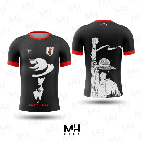 Camisa Japão - Ed Especial Exclusiva - LFY Preto - Nome Personalizavel.