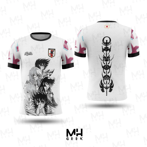 Camisa Japão - Ed Especial Exclusiva - Cavaleiros - Nome Personalizavel.