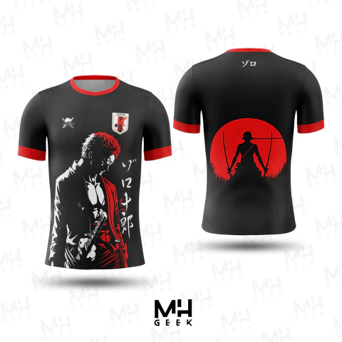 Camisa Japão - Ed Especial Exclusiva - ZR Piratas Pto - Nome Personalizavel.
