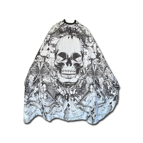 CAPA BLANCA ELOISE CON CALAVERA Y ESQUELETOS - comprar online
