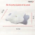 Almohada ergonómica de espuma para cuello y hombros - Trendix