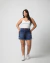 SHORT AZUL DESFLECADO - comprar online