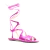 Sandália rasteira pink gladiadora cecconello 1996001-4 na internet