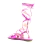 Sandália rasteira pink gladiadora cecconello 1996001-4 - Cecconello