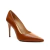 Scarpin couro marrom salto alto cecconello 2130008-109 na internet