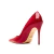 Scarpin couro vermelho salto alto cecconello 2130008-66 - loja online
