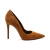 Scarpin couro marrom salto alto cecconello 2130008-87 - comprar online