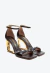 Sandália couro marrom salto alto cecconello 2192002-41 - comprar online