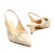 SLINGBACK COURO OFF WITHE SALTO BAIXO CECCONELLO 2473001-1 - loja online