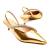 Imagem do Slingback ouro salto baixo cecconello 2473013-1
