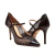 Scarpin preto Cecconello com salto alto, tela translúcida e micro cristais. Elegância para festas e eventos. Compre e destaque-se com sofisticação!