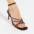 Sandália couro preto salto médio cecconello 2546005-2 - comprar online
