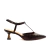 Slingback couro preto salto médio cecconello 2620006-1 - comprar online