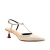 Slingback couro off white salto médio cecconello 2620006-2 - Cecconello