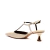 Slingback couro off white salto médio cecconello 2620006-2 - loja online