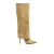 Bota couro creme cano longo cecconello 2624001-3 - comprar online