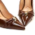 Imagem do Scarpin couro marrom salto alto cecconello 2624012-1