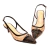 Slingback couro preto salto baixo cecconello 2629007-1