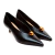 Scarpin couro preto salto baixo cecconello 2629014-1 - loja online