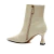 Bota couro off white cano curto cecconello 2632004-3 - Cecconello