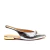 Sapatilha slingback couro prata cecconello 2641002-1 - comprar online