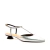 Slingback couro prata salto baixo cecconello 2644001-2 - Cecconello