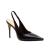 Slingback couro preto salto alto cecconello 2706001-2 - Cecconello