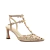 Slingback couro off white salto médio cecconello 2714001-1 - Cecconello