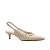 Slingback couro off white salto baixo cecconello 2716001-1 - Cecconello