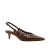 Slingback couro marrom salto baixo cecconello 2716001-2 na internet