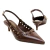 Imagem do Slingback couro marrom salto baixo cecconello 2716001-2