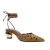 Slingback couro marrom salto médio cecconello 2733001-2 - Cecconello