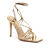 Eleve seu estilo com a sandália couro ouro light Cecconello. Salto alto de 11cm, detalhes exclusivos e brilho sofisticado. Garanta seu destaque agora!