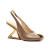 Slingback peep toe couro nude cecconello 2773001-3 - Cecconello