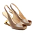 Imagem do Slingback peep toe couro nude cecconello 2773001-3