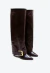 Bota couro marrom cano longo cecconello 2886002-2 - loja online