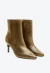 Bota couro verde cano curto cecconello 2935002-2 - loja online