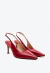 SLINGBACK COURO VERMELHO SALTO MÉDIO CECCONELLO 2937001-10 - comprar online