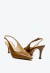 Imagem do Slingback couro marrom salto médio cecconello 2937001-4