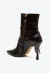Bota couro preto cano curto cecconello 2962001-2 na internet